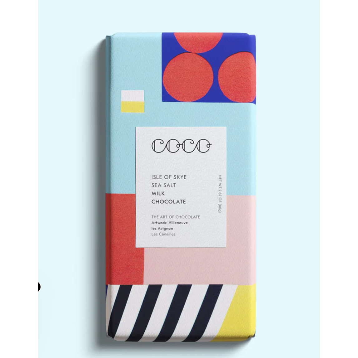 COCO Milk Chocolate With Isle of Skye Sea Salt Olives&Oils(O&O)